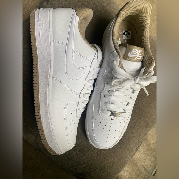 Nike Other - White/Khaki Nike Air Force 1 ‘07